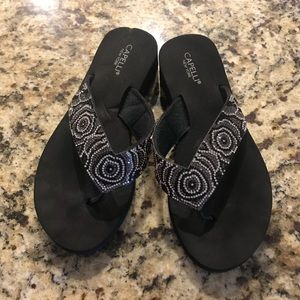 Black platform Sandals